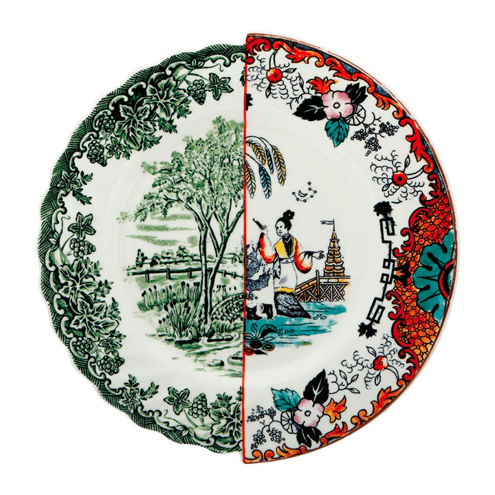 Hybrid Ipazia dinner plate dari Seletti